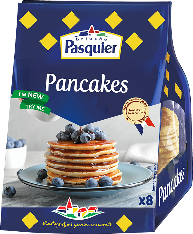 Brioche Pasquier - Pancakes X8 Twin Wrapped